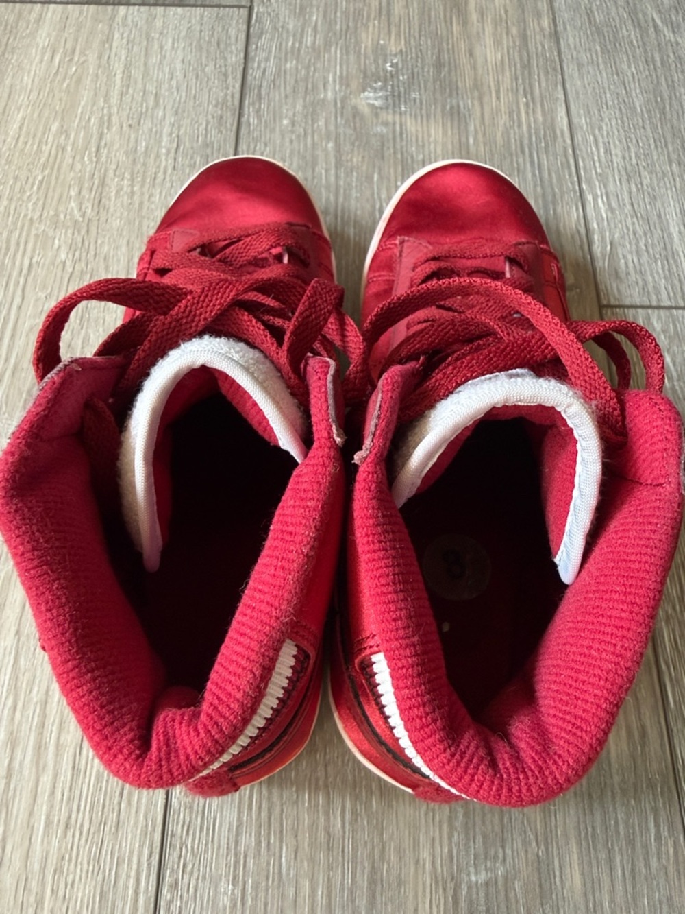 Nike Blazer Mid Premium in “Red Crush” Satin - Picture 12 of 13